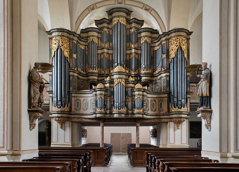 Historischen Barockorgel von 1738