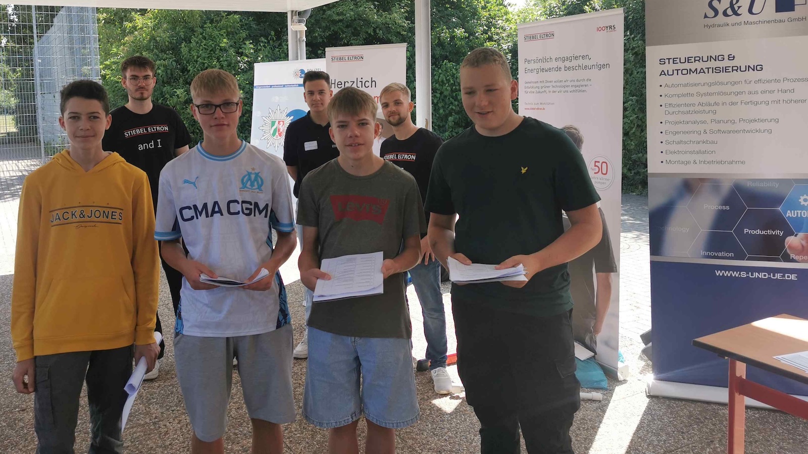 Realschule Steinheim: Azubis im Gespräch mit dem Nachwuchs